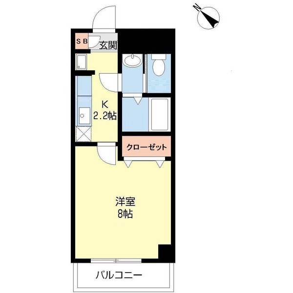 パルティール氷川台 302号室 間取り