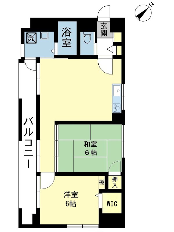 第５マルキビル 102号室 間取り