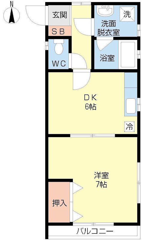 桜　ハウス 201号室 間取り