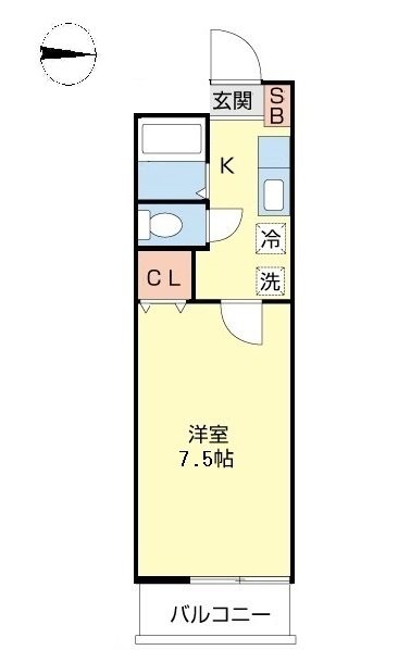 ピュア桜台 203号室 間取り