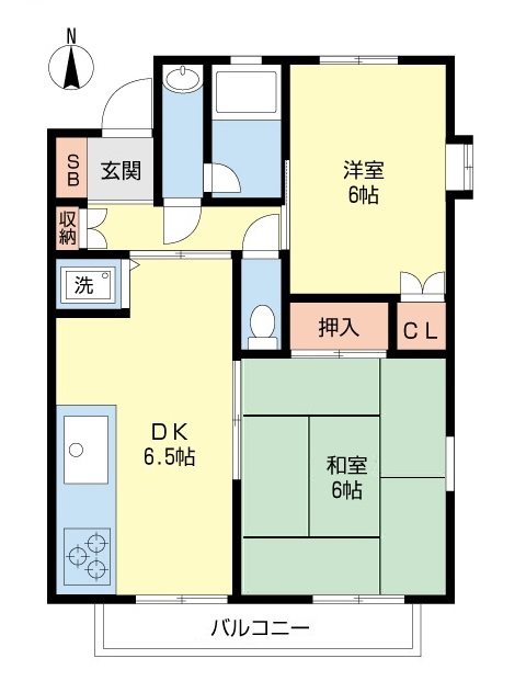 ハイム・シンフォニー 間取り図