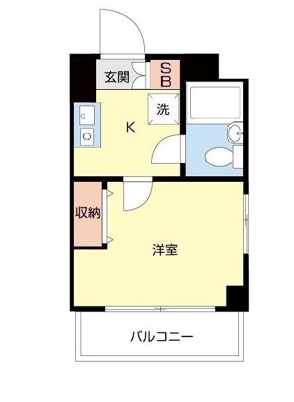 フローラ桜台 301号室 間取り
