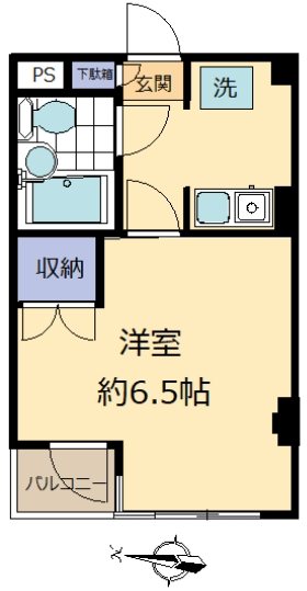 メゾンマルタ氷川台 302号室 間取り