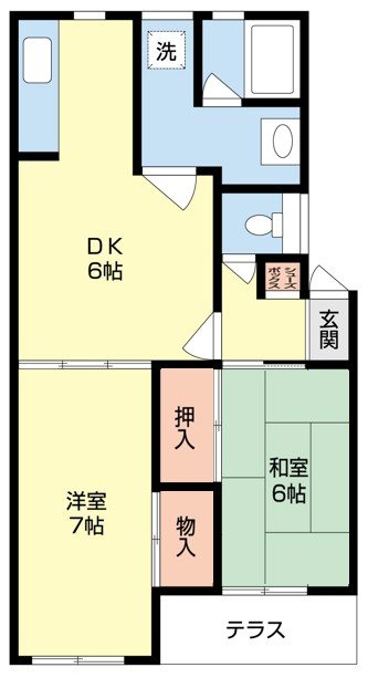 ピークハウス 102号室 間取り