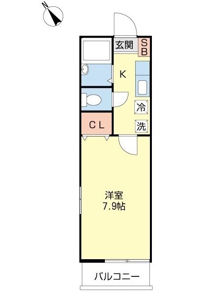 アスカガーデン 301号室 間取り