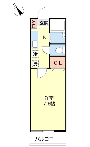 アスカガーデン 202号室 間取り