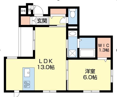 Hawa　Kugahara 202号室 間取り