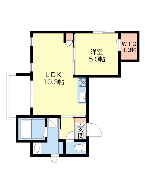 Hawa　Kugahara 301号室 間取り
