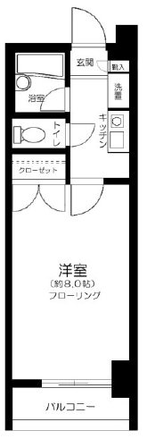 304号室 間取り