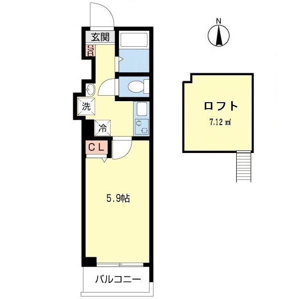 スクエア氷川台 間取り