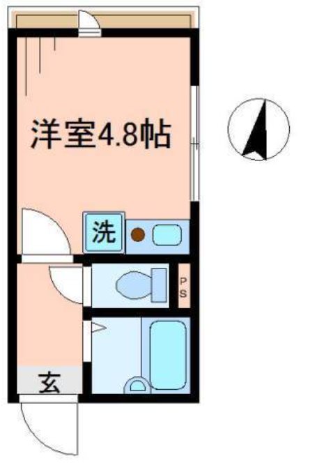 イルビラージュ平和台 203号室 間取り