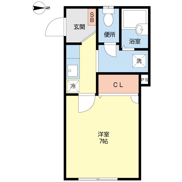 カーサ・セレジェーラⅡ 301号室 間取り