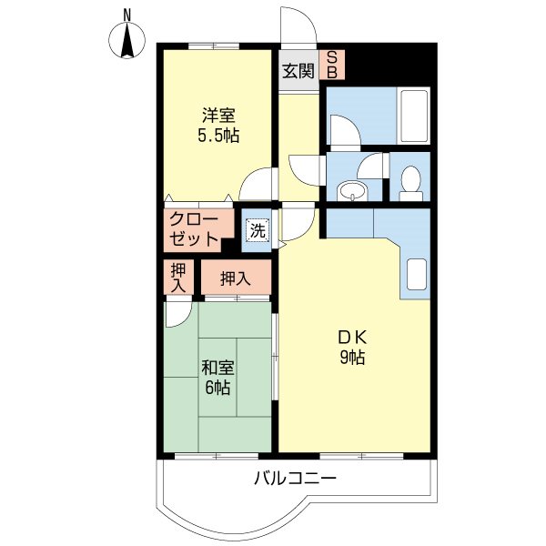 ウイングストリーム１番館 間取り図