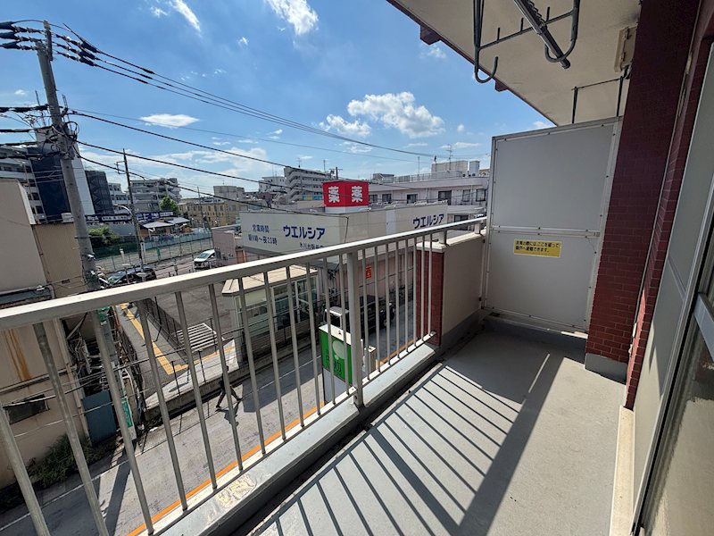 氷川台サンハイツ ベランダ
