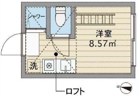 フェリスミーテ 205号室 間取り
