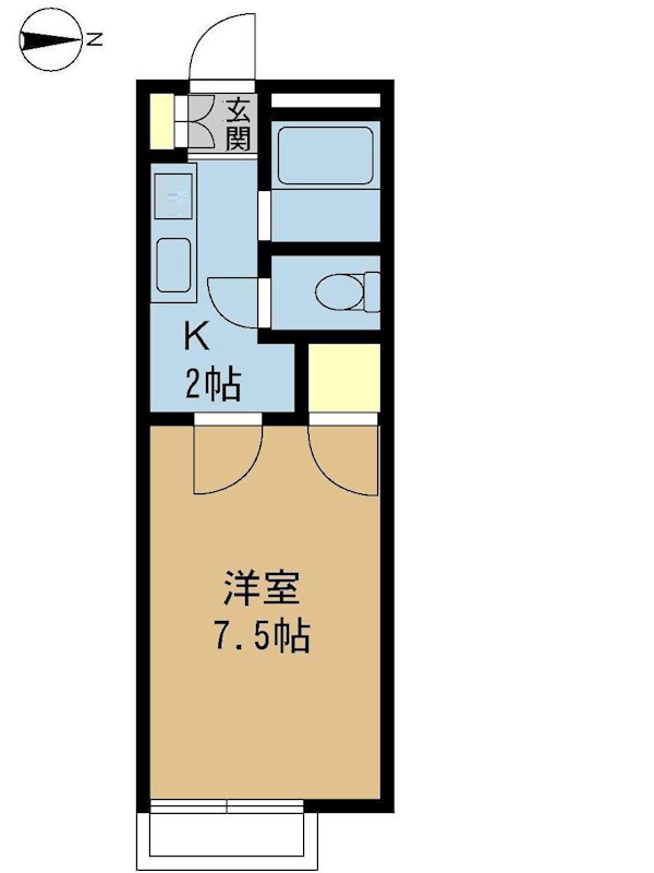 ピュア桜台 102号室 間取り