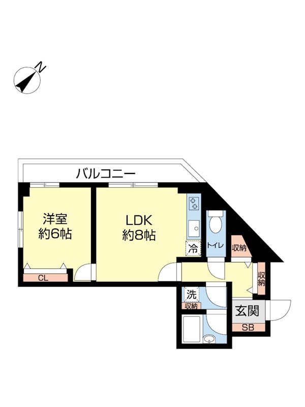 ガーデン氷川台ハイム 間取り図