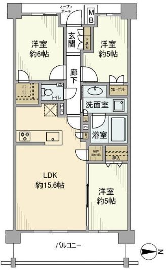 グランマークレジデンス 間取り図