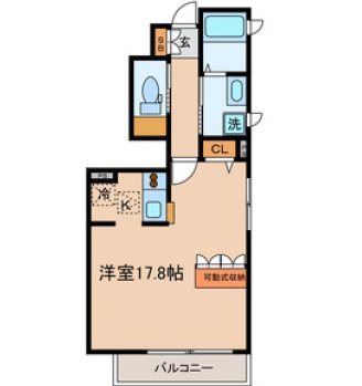 ペルソナ平和台 101号室 間取り