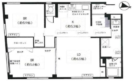 中嶋ビル 402号室 間取り