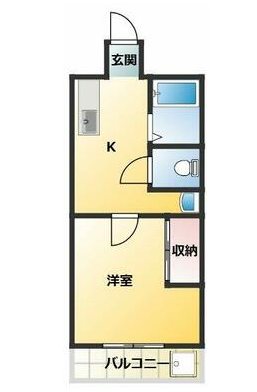春月ビル 202号室 間取り