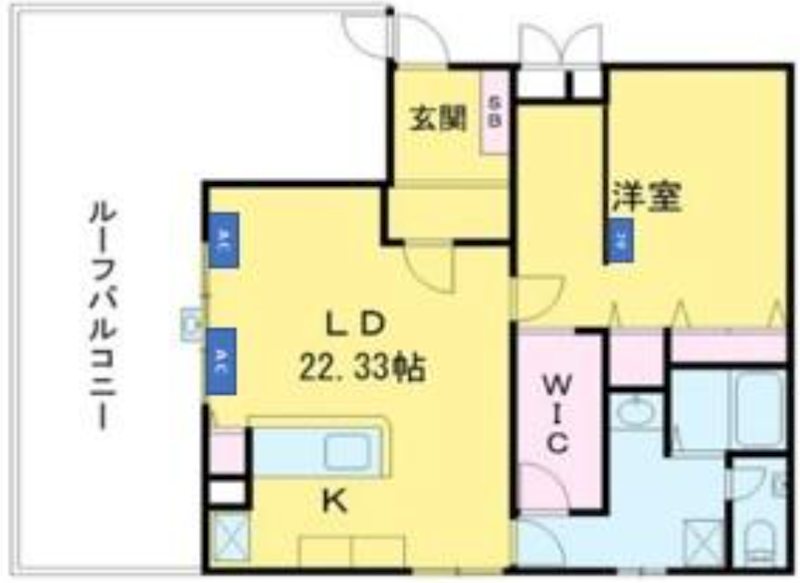 エスペロー平和台 502号室 間取り