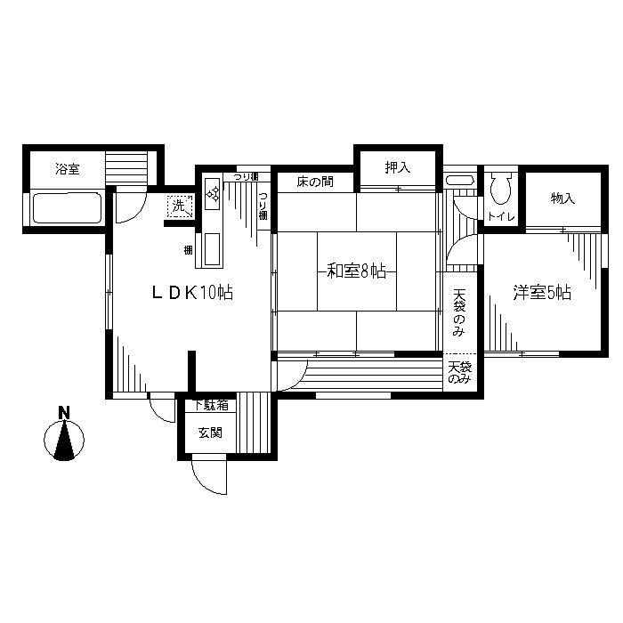 平和台戸建 間取り