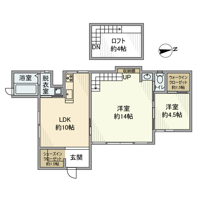 平和台戸建 間取り図