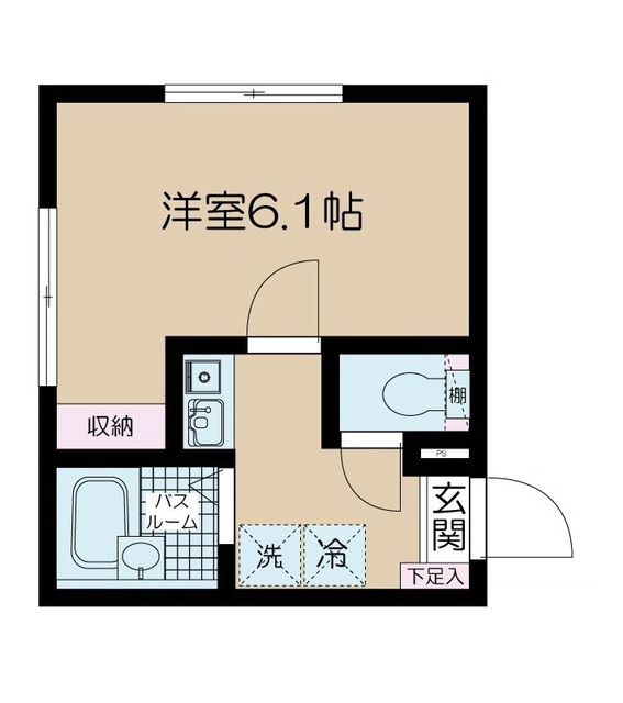 フェリーチェ小竹向原 101号室 間取り