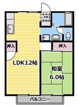 グリーンプラザ 203号室 間取り
