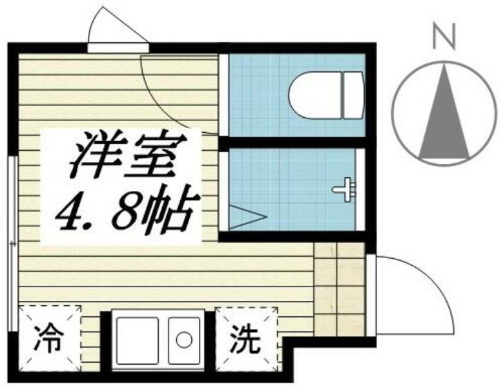 グラード氷川台Ⅱ 206号室 間取り