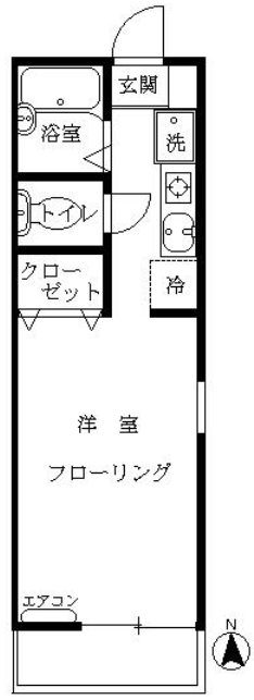 ハイツプレミール 202号室 間取り