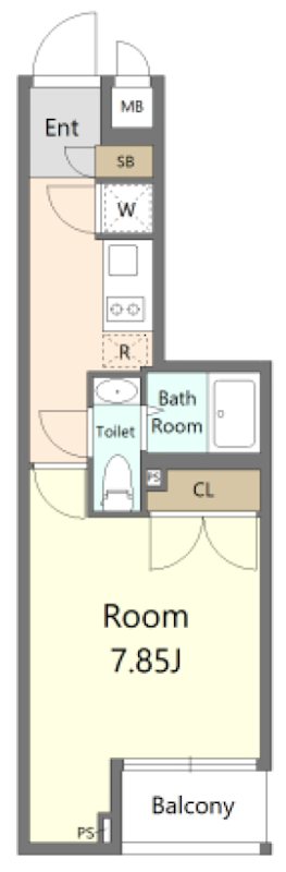 ビバリーホームズ練馬桜台 206号室 間取り