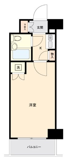 グローリア初穂桜台2 105号室 間取り