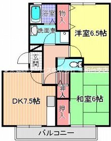パークハイムＣ 202号室 間取り
