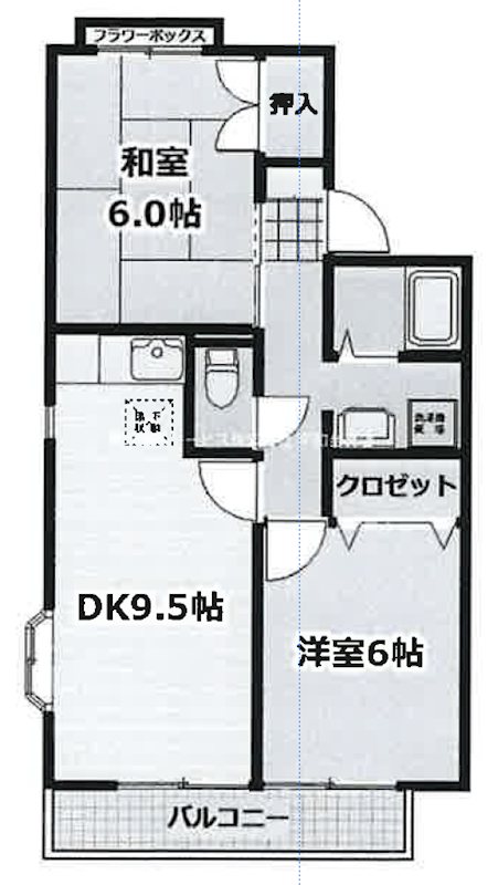 光が丘リリータウンD 202号室 間取り