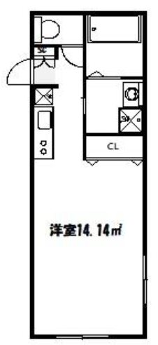 Ｃｏｎｆｙ氷川台 201号室 間取り