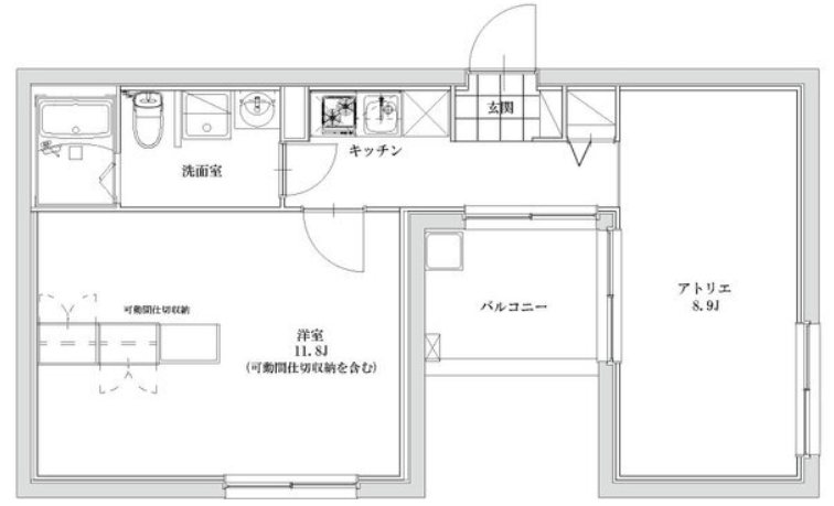 LEGALAND+江古田  404号室 間取り