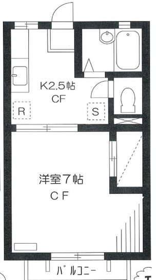 ラベンダーハイム 102号室 間取り