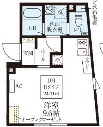 レピュア豊島園レジデンス 404号室 間取り