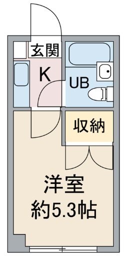 ユニーブル板橋 203号室 間取り