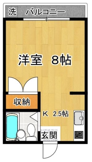 ケイハイツC 207号室 間取り