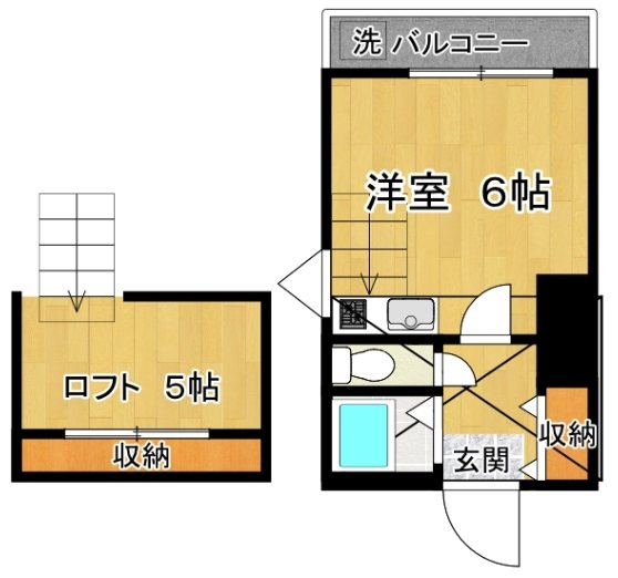 セレナーデ７７ 201号室 間取り
