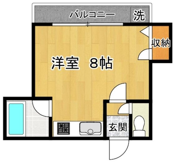 マーガレット 202号室 間取り