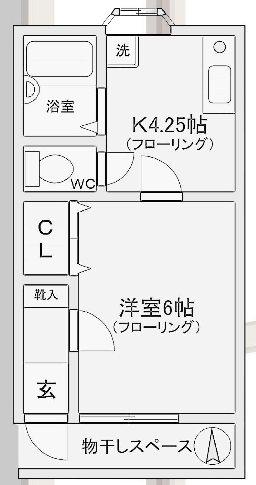 ハイム3ミヤチ 103号室 間取り