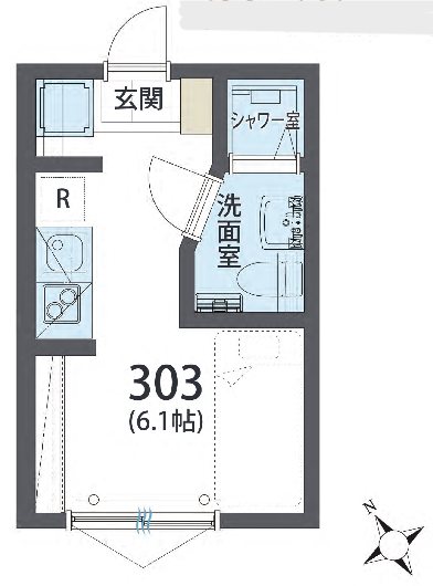 シエスタヴィラ平和台コンテムセオ 303号室 間取り
