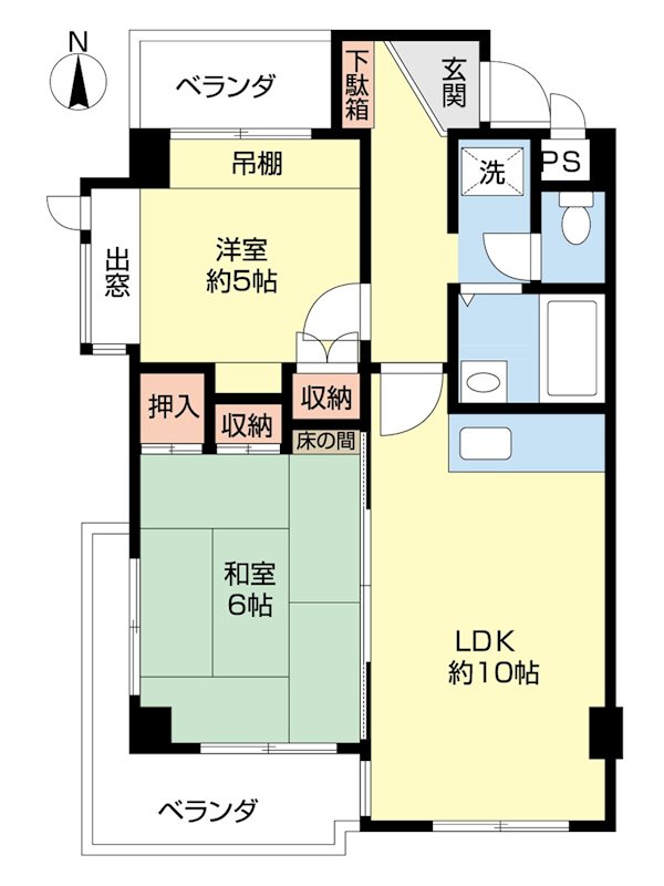 メッツハウス桜台 202号室 間取り