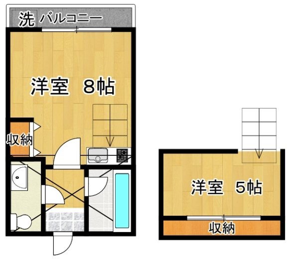 セピア４２ 203号室 間取り