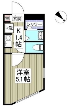 コンフォルタ桜台 101号室 間取り