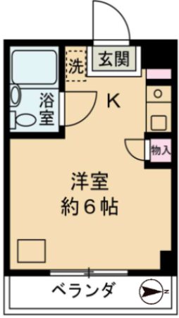 EWレジデンス氷川台 302号室 間取り